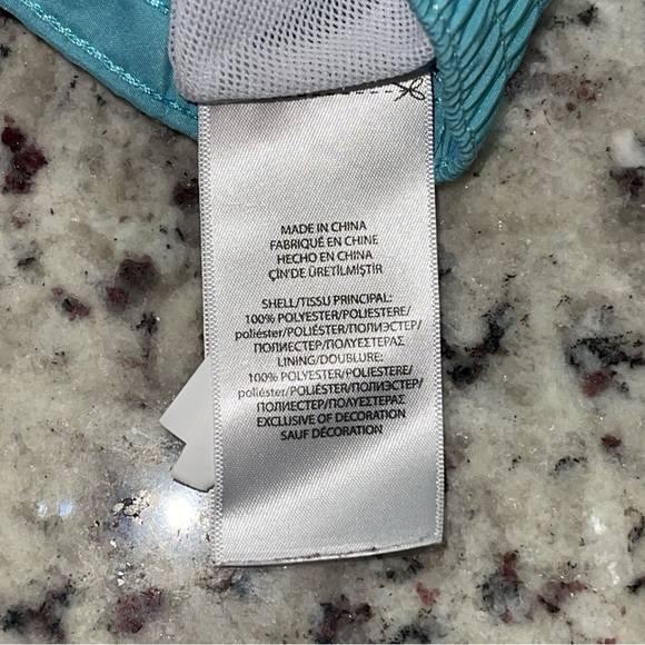 Polo Ralph Lauren Boys Sanibel Navy Striped Swim Trunk Size 7 Aqua Blue Green - Picture 5 of 9